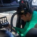 USS Princeton Conducts Helicopter Maintenance