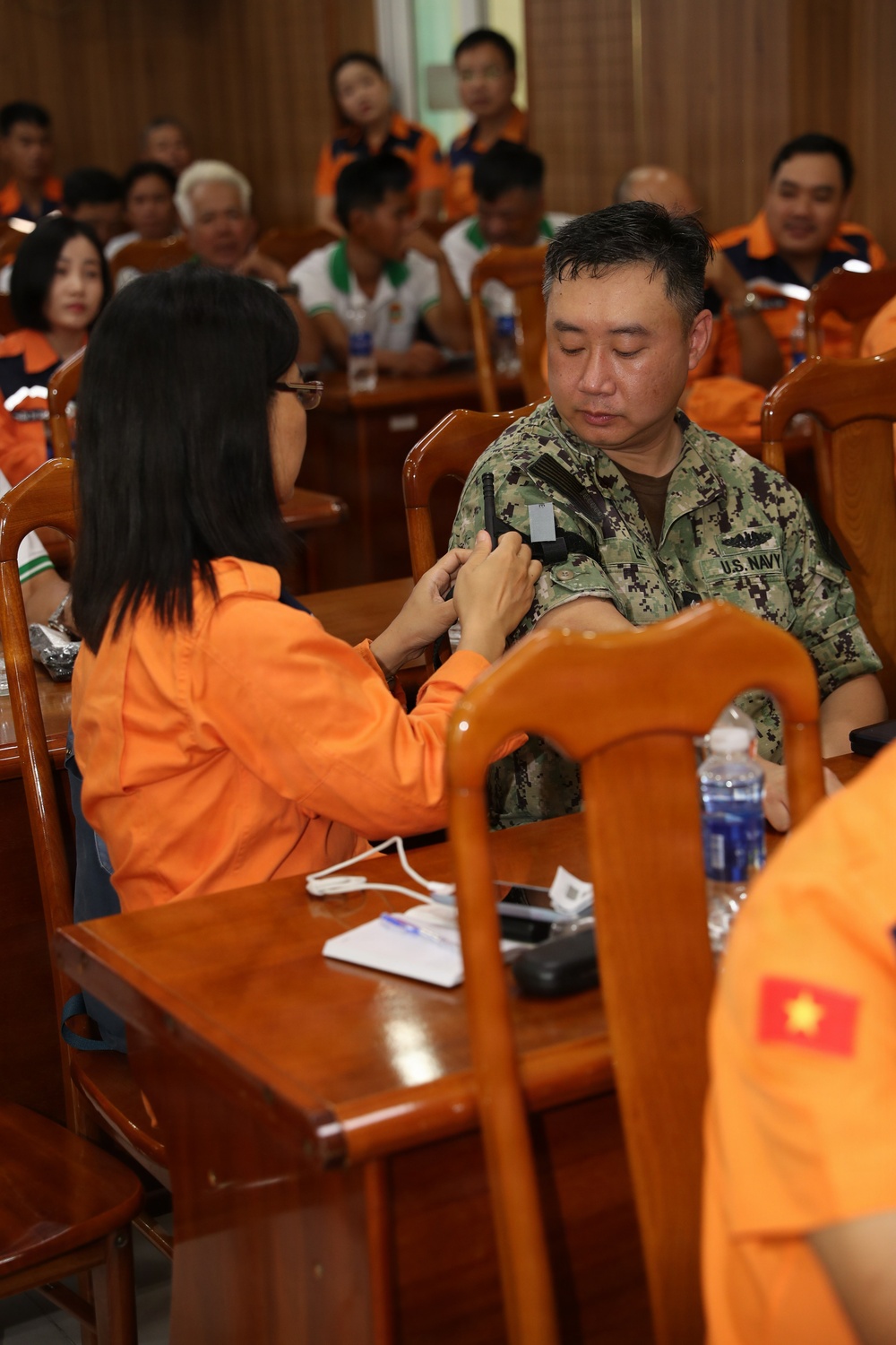 Sailors Give Medical Training to Vietnam Maritime Rescue Coordination Center