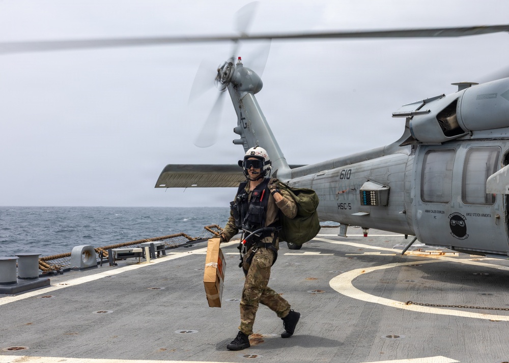 Flight Operations Aboard USS Ross