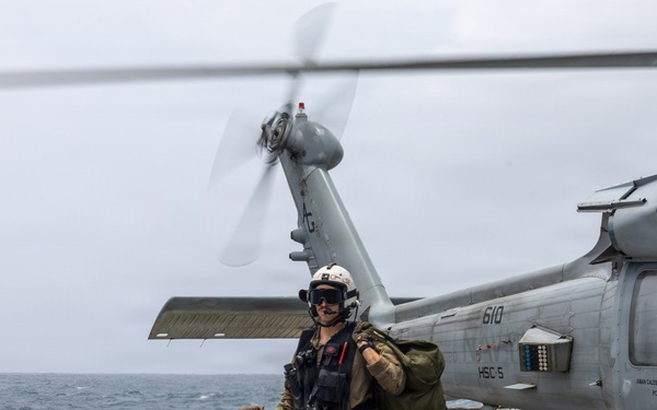 Flight Operations Aboard USS Ross