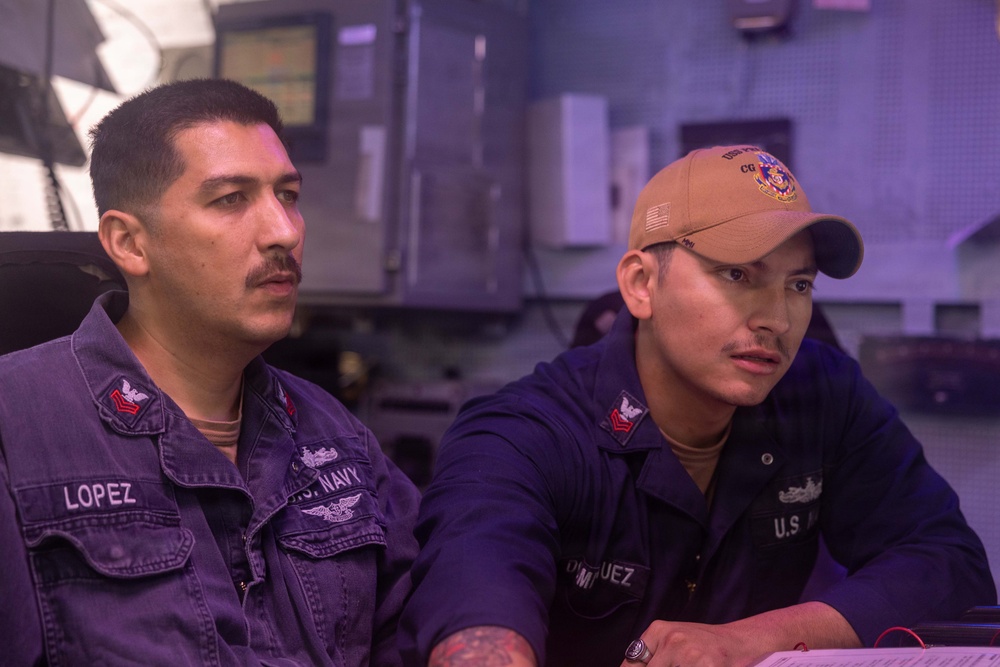 USS Princeton Watch Standers