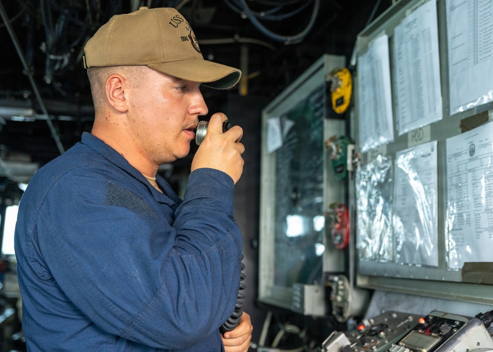 Bridge Operations Aboard USS Ross