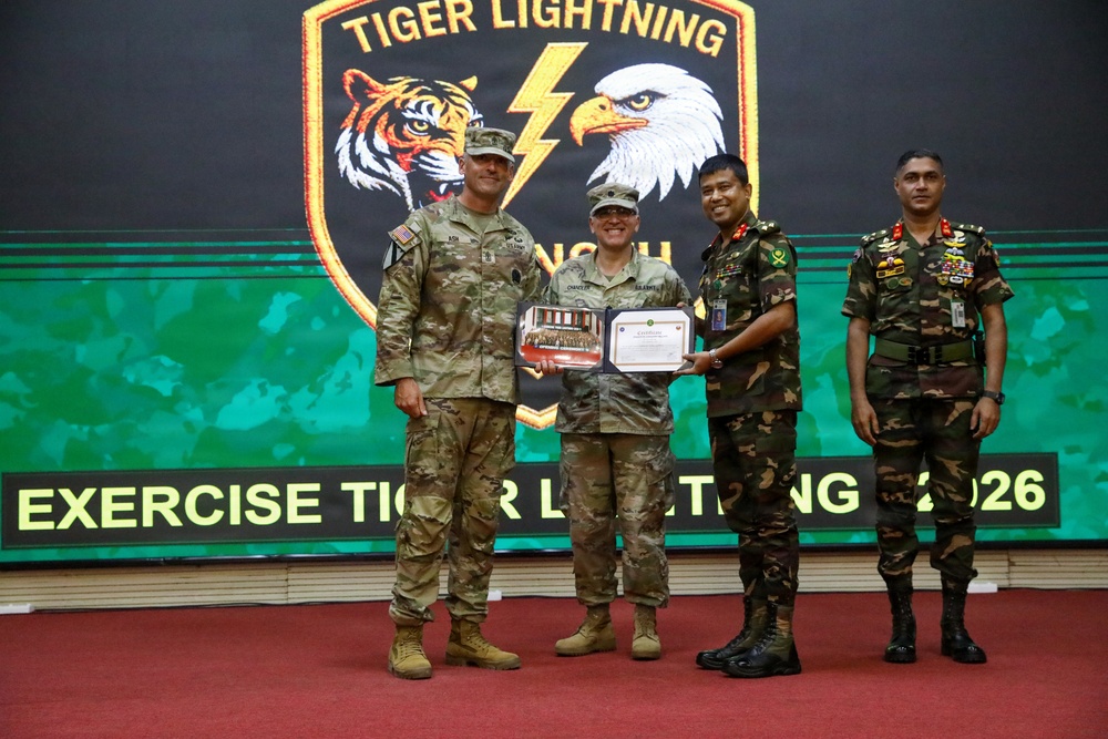 Exercise Tiger Lightning 2026 Closing Ceremony