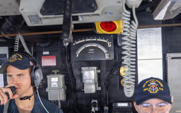 Michael Murphy Conducts Replenishment-at-Sea with USNS John Lewis