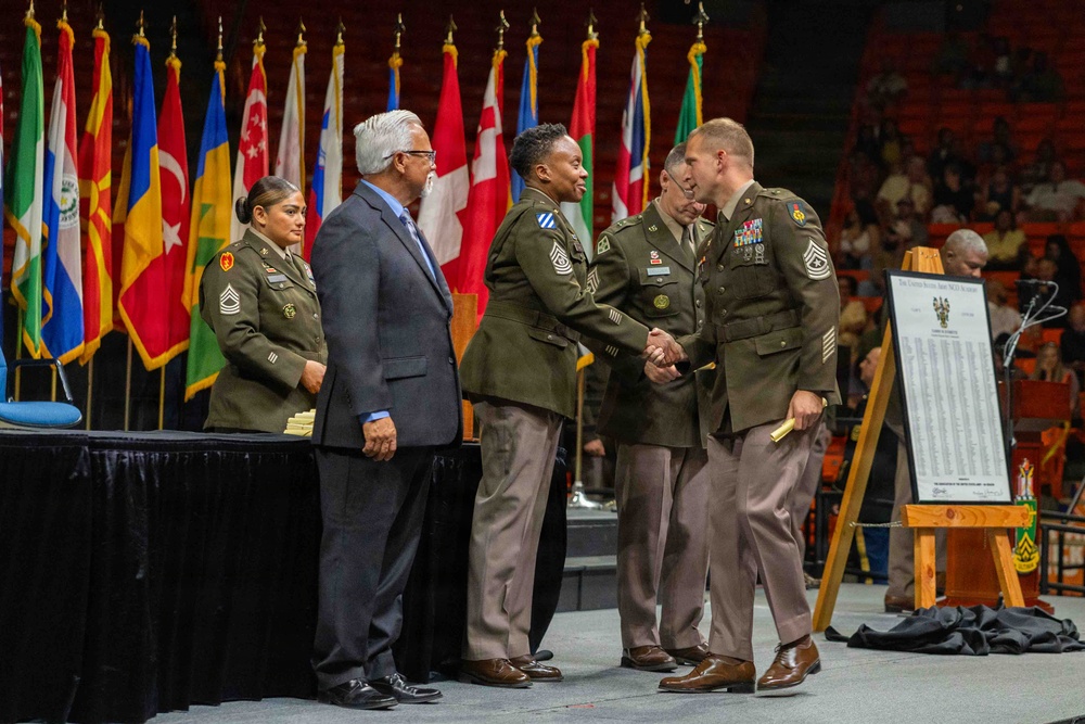 Third Army Senior Enlisted Leaders mark SMC graduation, discuss Air Defense readiness at Fort Bliss