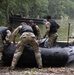 U.S. Army Europe and Africa Best Squad Competitors Conduct Zodiac Water Crossing