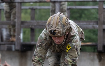 U.S. Army Europe and Africa Best Squad Soldiers Tackle Leaders Reaction Course