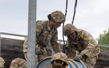 U.S. Army Europe and Africa Best Squad Soldiers Tackle Leaders Reaction Course