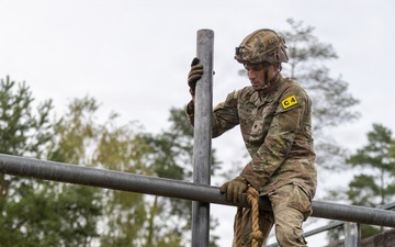 U.S. Army Europe and Africa Best Squad Soldiers Tackle Leaders Reaction Course