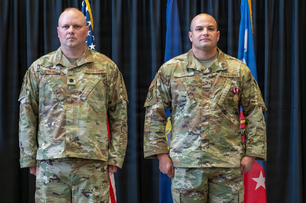 Senior Master Sgt. Ryan Fitz retires from Nebraska Air National Guard