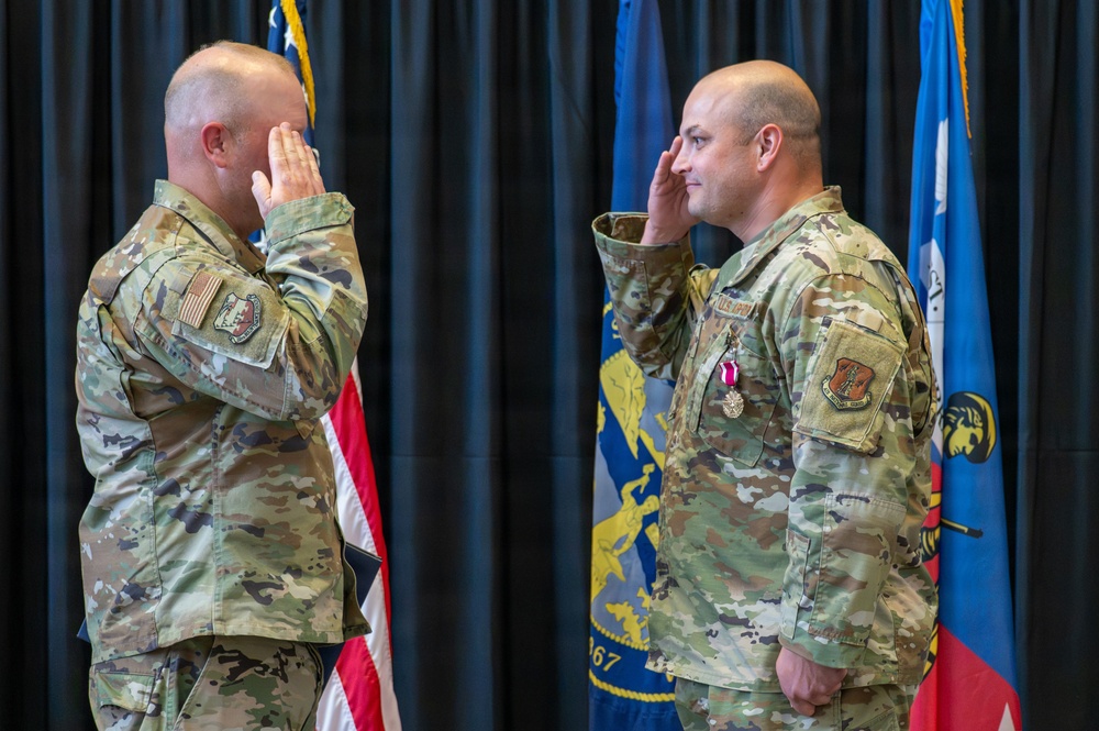 Senior Master Sgt. Ryan Fitz retires from Nebraska Air National Guard