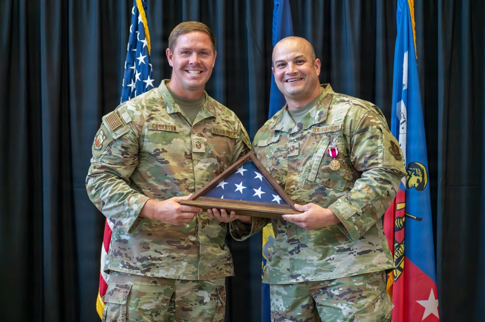 Senior Master Sgt. Ryan Fitz retires from Nebraska Air National Guard