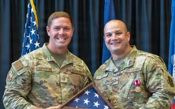 Senior Master Sgt. Ryan Fitz retires from Nebraska Air National Guard
