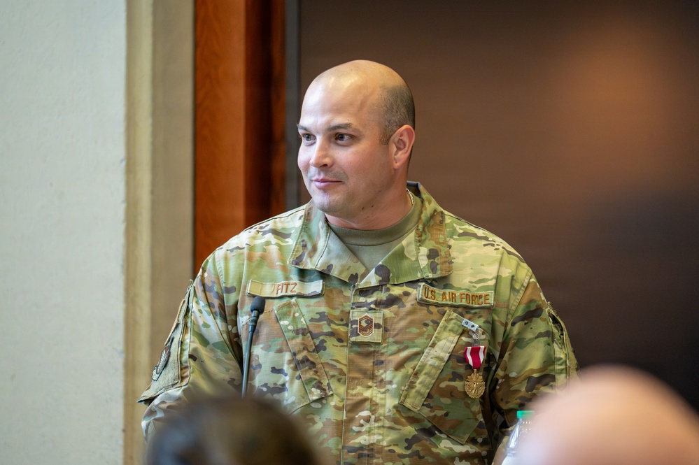 Senior Master Sgt. Ryan Fitz retires from Nebraska Air National Guard