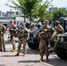 JTF-DC Georgia Guardsmen patrol at Starburst Plaza