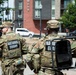 JTF-DC Georgia Guardsmen patrol at Starburst Plaza