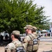 JTF-DC Georgia Guardsmen patrol at Starburst Plaza