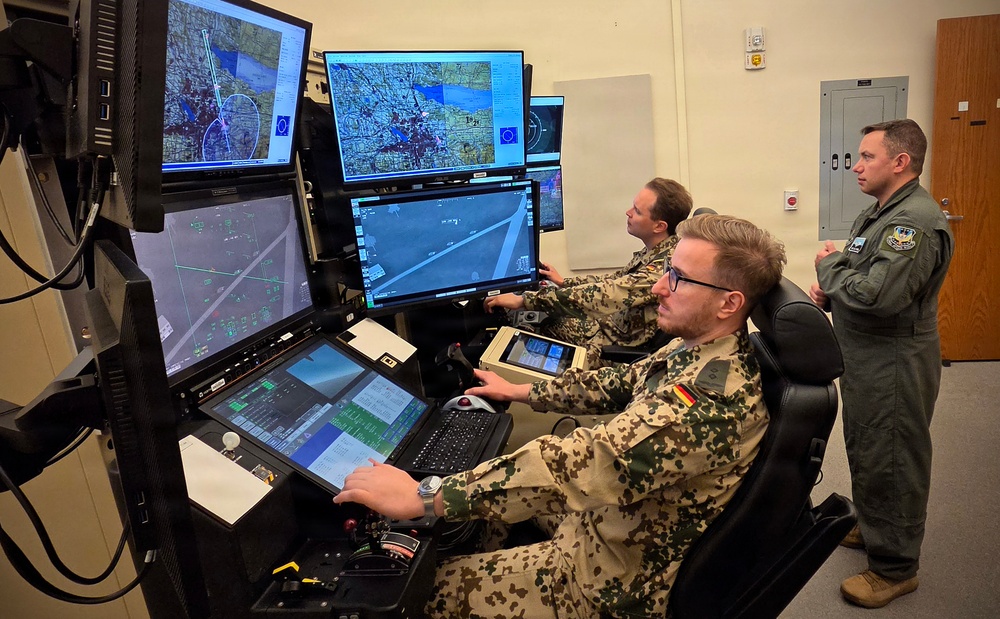 German MREP participants tour Hancock Field Air National Guard Base