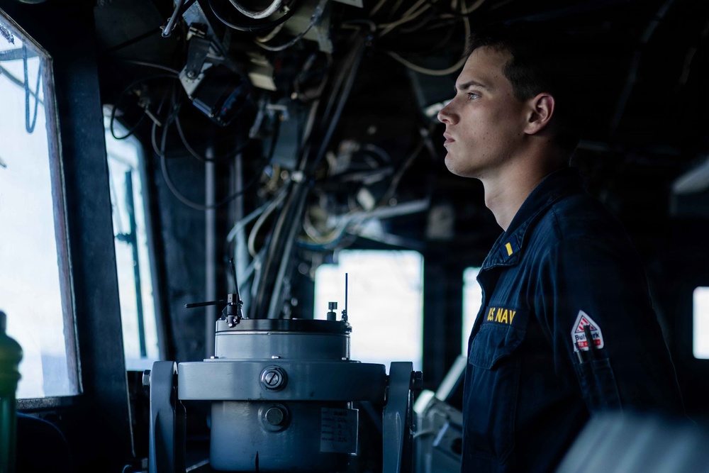 USS Chosin Sailors stand watch during RIMPAC 2026