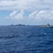 Multinational ships sail in formation during RIMPAC 2026