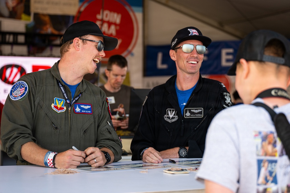 F-22 Raptor Demonstration Team showcases fifth-generation capabilities at Oshkosh 2026