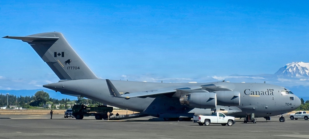 17th FAB Deploys from JBLM to Nome Aboard Canadian C-17