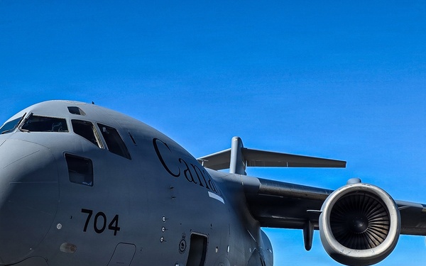 17th FAB Deploys from JBLM to Nome Aboard Canadian C-17