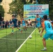 George Washington Sailors Play Soccer with Vietnamese Sailors
