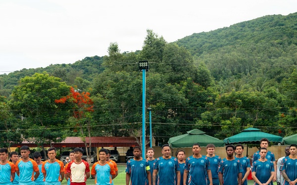 George Washington Sailors Play Soccer with Vietnamese Sailors