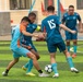 George Washington Sailors Play Soccer with Vietnamese Sailors