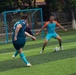 George Washington Sailors Play Soccer with Vietnamese Sailors