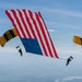 The U.S. Army Parachute Team jumps for Arctic Lightning Open House
