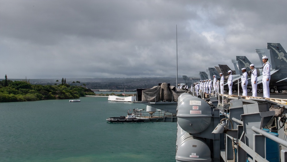 USS Theodore Roosevelt departs Hawaii after successful RIMPAC
