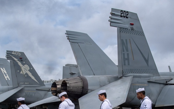 USS Theodore Roosevelt departs Hawaii after successful RIMPAC