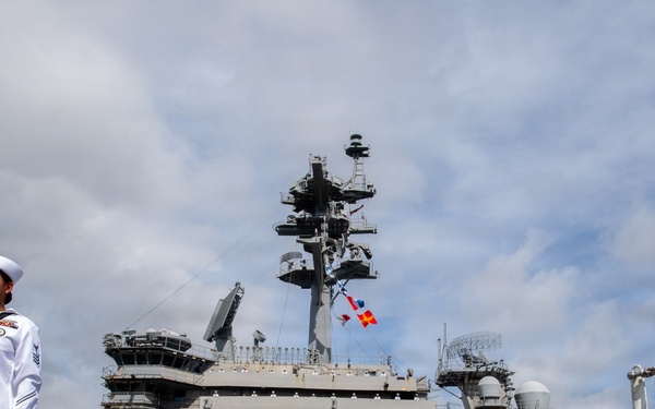 USS Theodore Roosevelt departs Hawaii after successful RIMPAC
