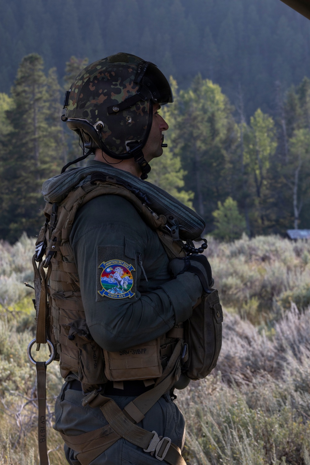 HMH-461 conducts flight operations in Montana