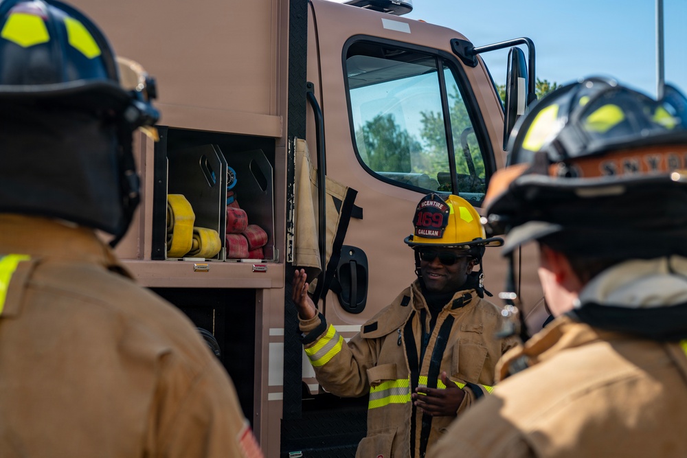 169th CES firefighters conduct deployment for training operations at Spangdahlem AB, Germany