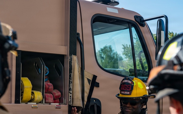 169th CES firefighters conduct deployment for training operations at Spangdahlem AB, Germany