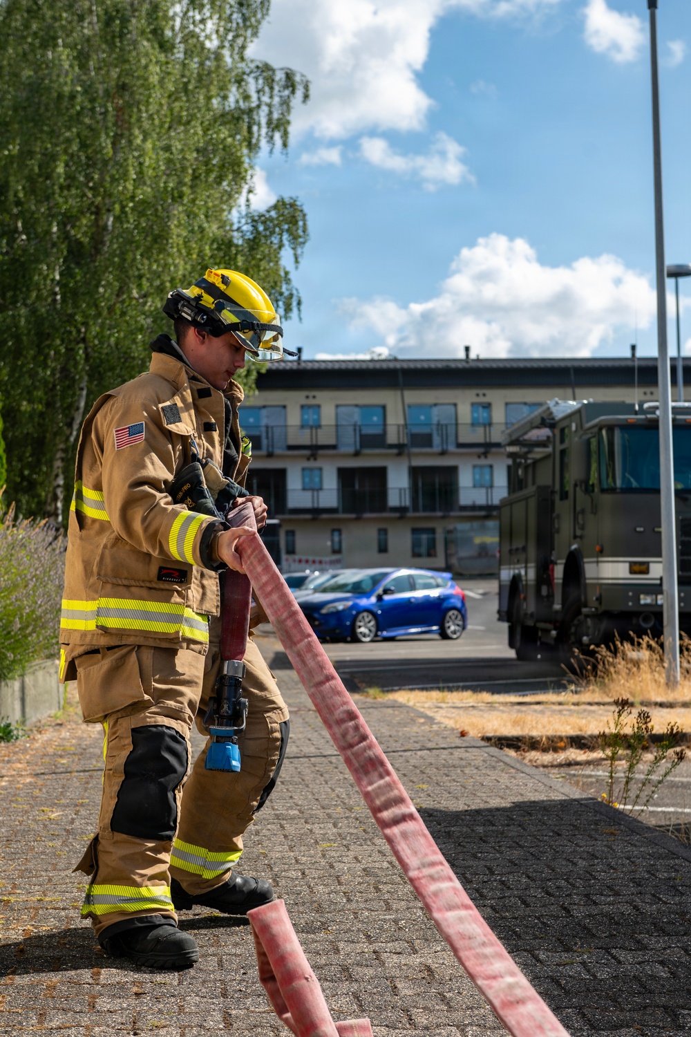 169th CES firefighters conduct deployment for training operations at Spangdahlem AB, Germany