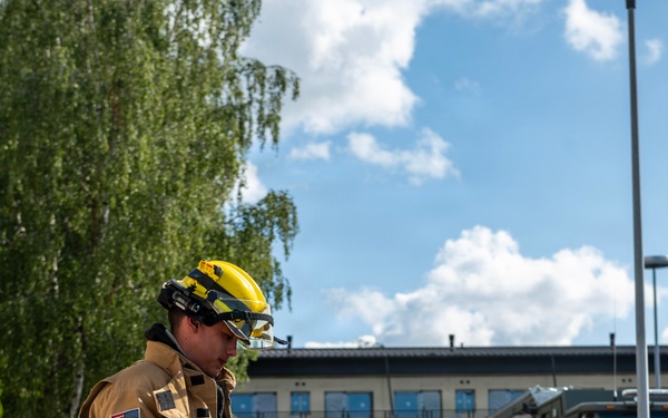 169th CES firefighters conduct deployment for training operations at Spangdahlem AB, Germany