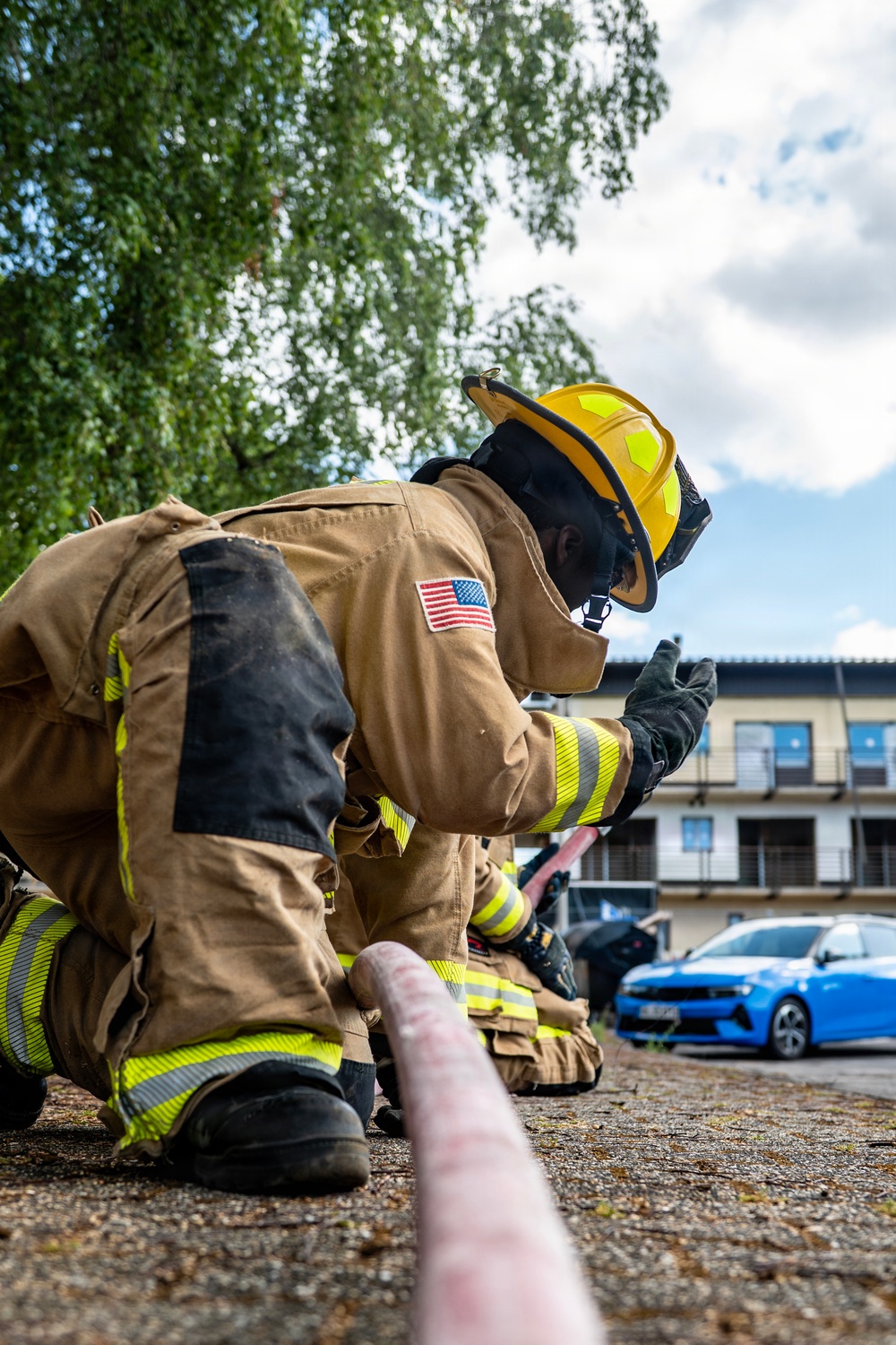 169th CES firefighters conduct deployment for training operations at Spangdahlem AB, Germany