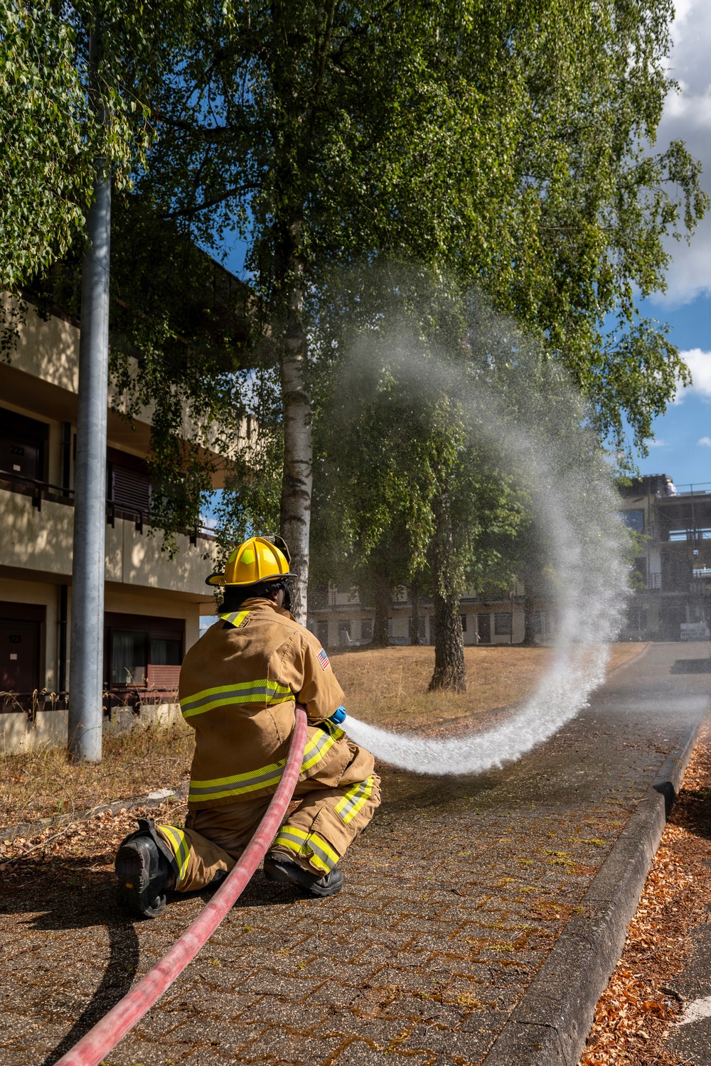 169th CES firefighters conduct deployment for training operations at Spangdahlem AB, Germany