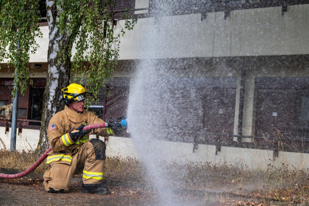 169th CES firefighters conduct deployment for training operations at Spangdahlem AB, Germany