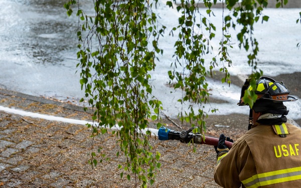 169th CES firefighters conduct deployment for training operations at Spangdahlem AB, Germany