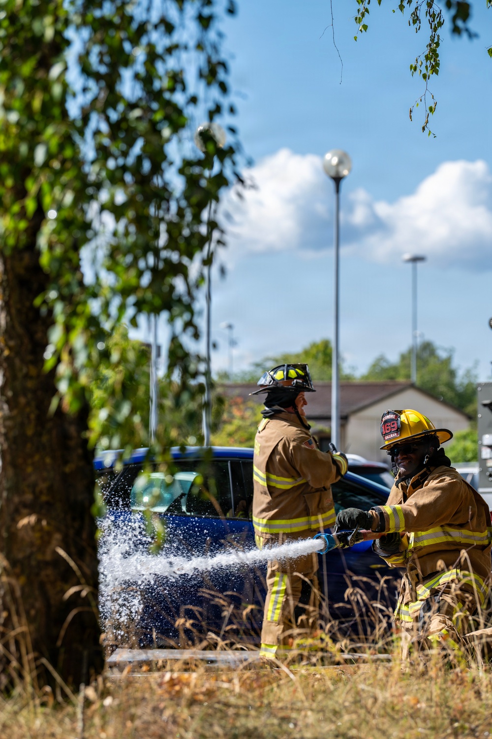 169th CES firefighters conduct deployment for training operations at Spangdahlem AB, Germany