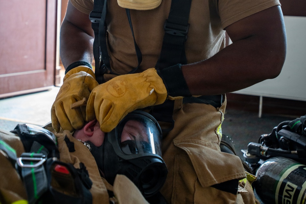 169th CES firefighters conduct deployment for training operations at Spangdahlem AB, Germany