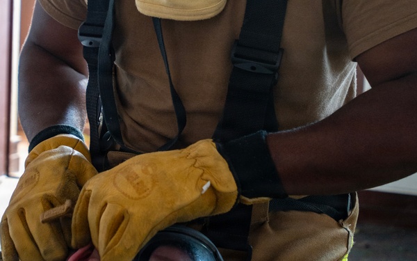 169th CES firefighters conduct deployment for training operations at Spangdahlem AB, Germany