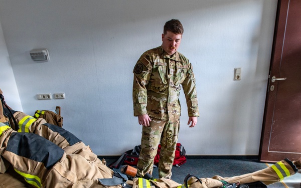 169th CES firefighters conduct deployment for training operations at Spangdahlem AB, Germany