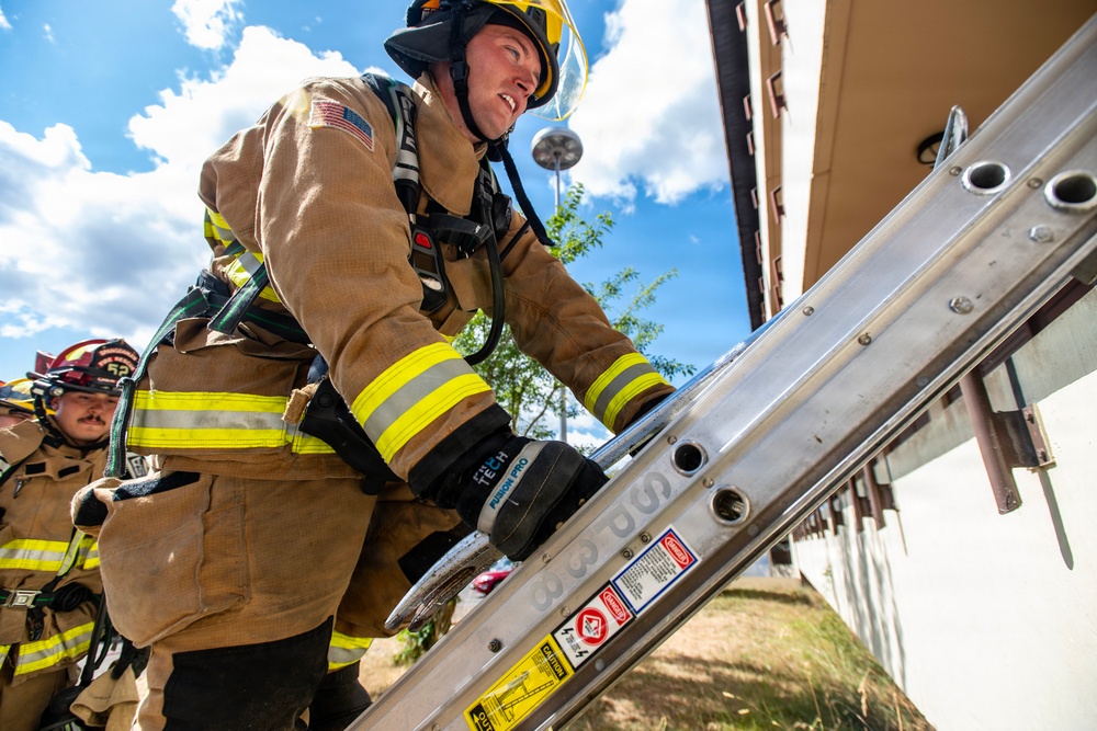 169th CES firefighters conduct deployment for training operations at Spangdahlem AB, Germany