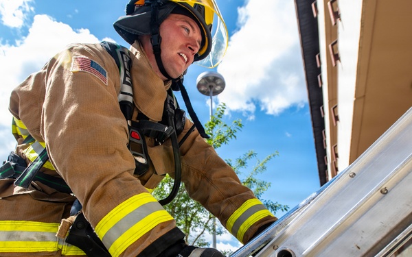 169th CES firefighters conduct deployment for training operations at Spangdahlem AB, Germany